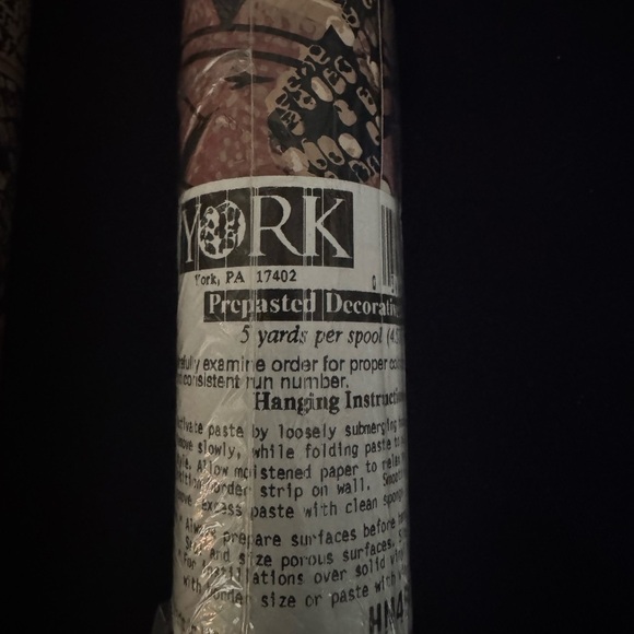 Vintage: NEW Two Rolls of York Prepasted Decorative Border HN4542B R-02 - Picture 5 of 11